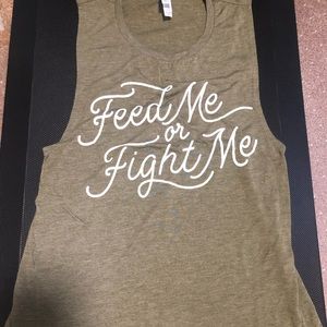 Feed Me Fight Me tank